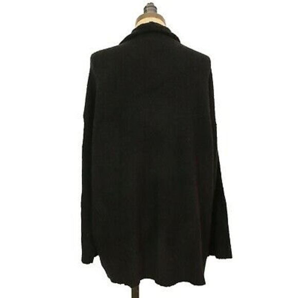 Philosophy Dolman Sweater Top Size XS Funnel Neck Tie Black NWT B87 - Picture 4 of 5